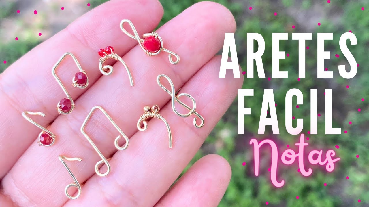 ARETES FACIL y RAPIDOS de hacer
