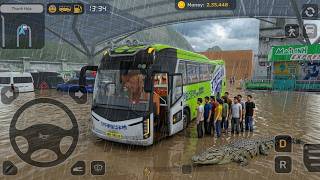 Coach Bus Simulator Vietnam - The Extreme Flood Left the Bus Station Almost Completely Underwater! screenshot 4
