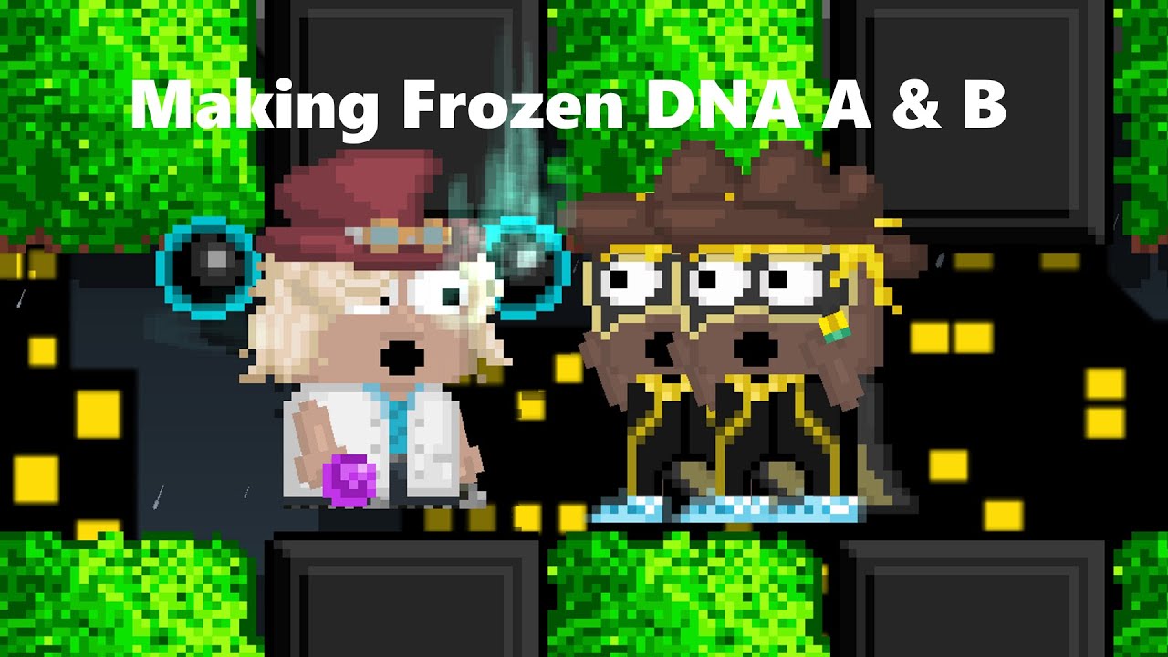 Growtopia Making Frozen DNA A & B! YouTube