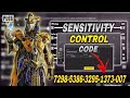 New Best Sensitivity Settings for pubg Mobile in 2024 || sensitivity and control codes🔥new  update