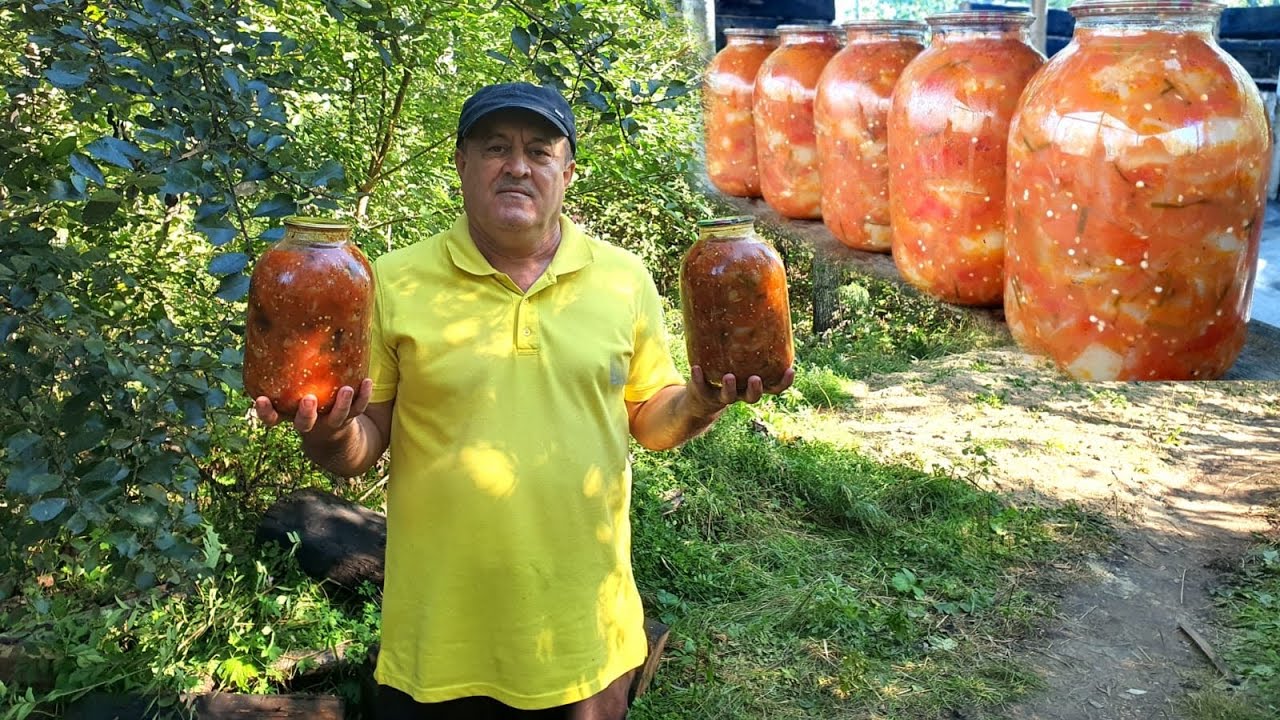 Готовим зимнюю овощную заправку для супов…..Жарим баранину - YouTube