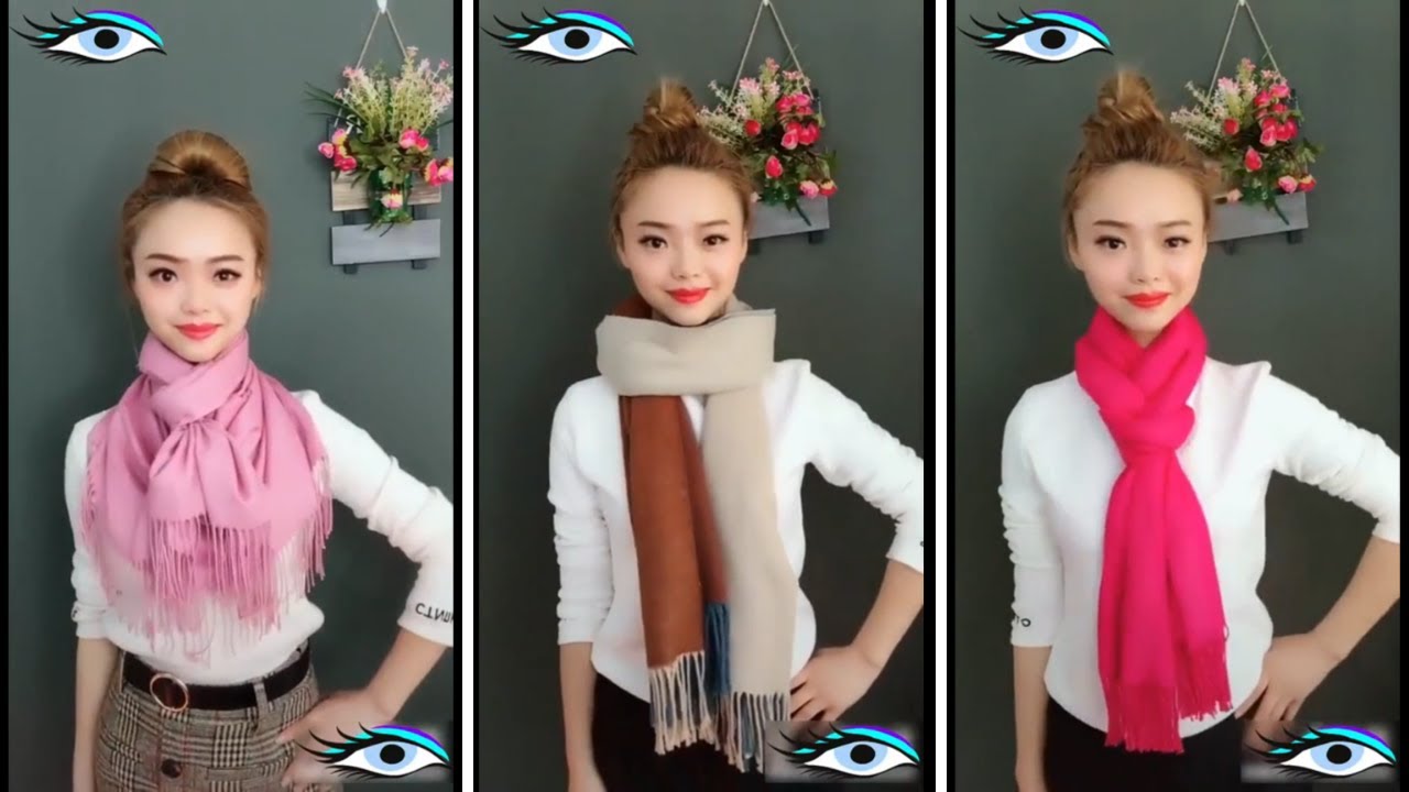 22 Maneras Simples de Usar una Bufanda 🧣🧣🧣 - YouTube