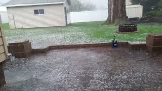Hail in Cambridge Minnesota On Monday May 9th 2022 At About 9 54 In The Morning Part 1