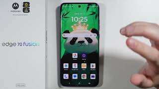 Motorola Edge 70 Fusion: How to Make Clock Smaller in Home Screen screenshot 4