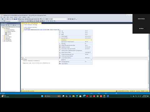 SQL Queries, Create, Insert and Select - YouTube