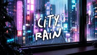 Cyberpunk Rainy Night | Neon City Ambience for Sleep, Study, Focus &amp; Relaxation 🌧️🏢
