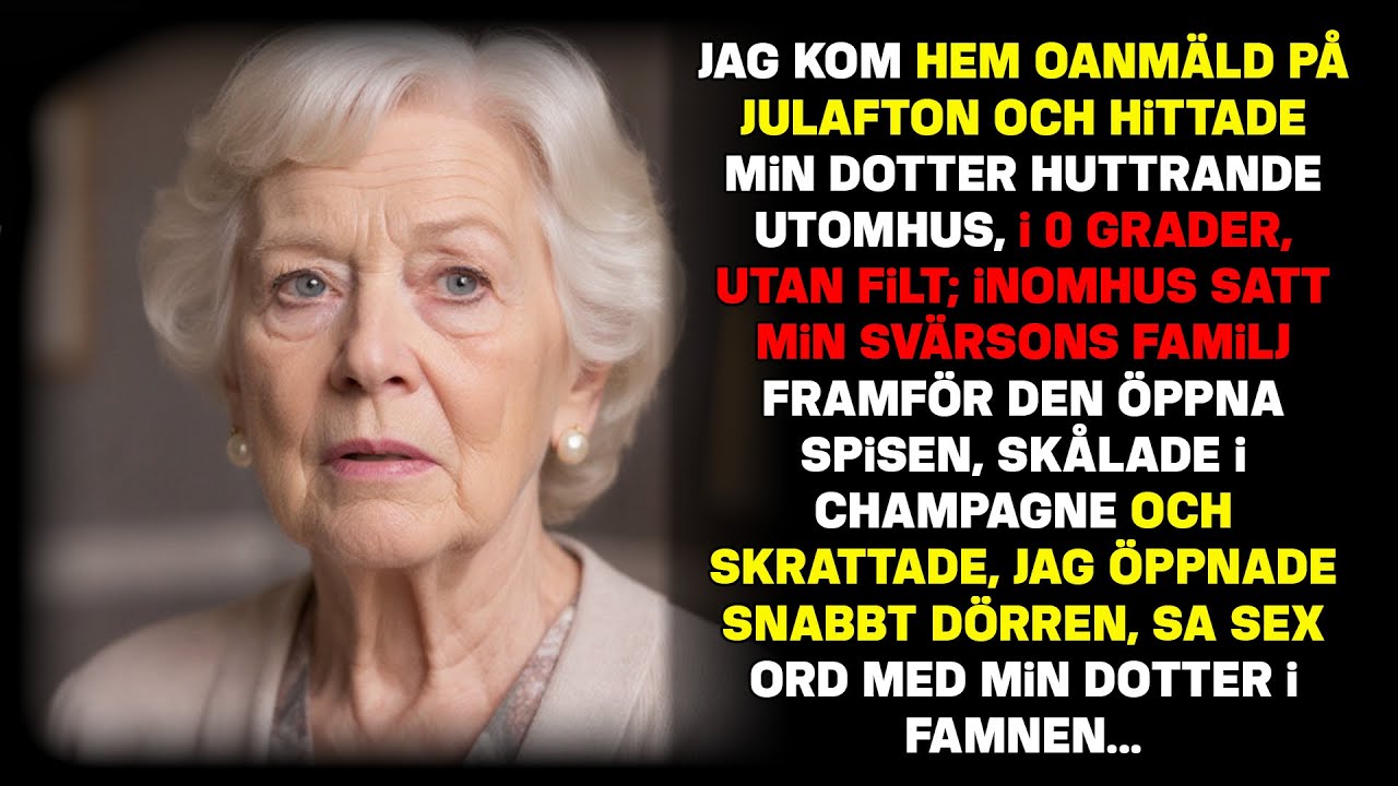 Jag fann min dotter skakandes på julen, medan svärsonens familj skrattade vid brasan…