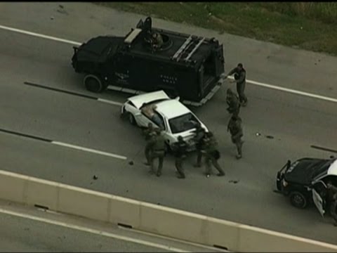 Raw: Slow Speed Chase Through Fort Worth