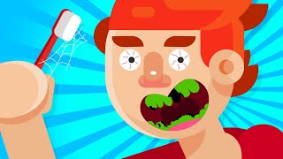 This Will Happen If You Stop Brushing Your Teeth Today || FUNNY ANIMATION