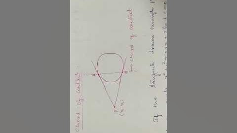 kp sir circles - introduction of chord of contact and angle between pair of tangents