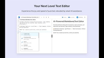 The Best FREE AI Markdown/Text Editor - Write Faster, Smarter, and Stay in Your Flow | FunBlocks  AI