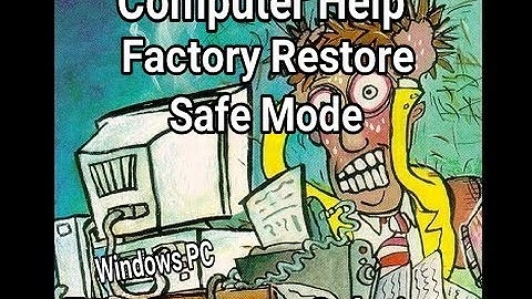 How To Restore Microsoft Windows 7 & Vista in Safe Mode:  GET HELP NOW!!!
