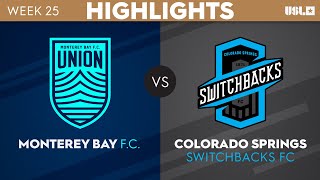 8.26.2023 | Monterey Bay F.C. vs. Colorado Springs Switchbacks FC - Game Highlights
