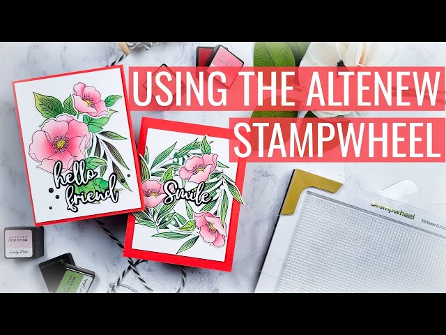 Altenew Stampwheel Review and Video Hop: Late Nights 