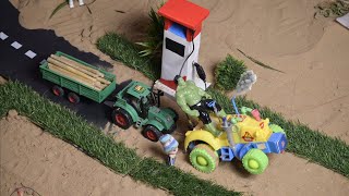 Diy Tractor Mini Pertrol Pump Science Project Diy Green Heavy Full Wood Trolley