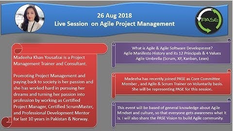 Agile Project Management Session 3