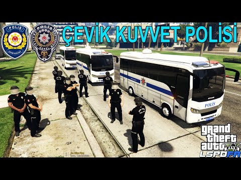 GTA 5 ÇEVİK KUVVET POLİSİ MODU- EMNİYETİN ÖNÜNDE EYLEM-OTOKAR SULTAN- LSPDFR #9