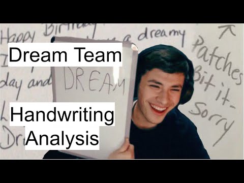 Dream Team Handwriting Analysis