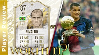 I'M DISSAPOINTED! 87 Rated Base Icon RIVALDO Player Review! FIFA 22