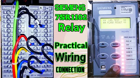 How To Read Relay Wiring Diagram       SIEMENS 7SR1102