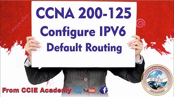 CCNA 200-125 Configuring IPv6 Default Routing Lab in Urdu and Hindi