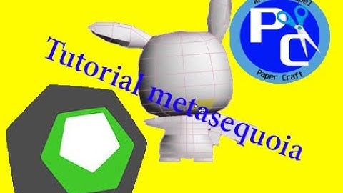 Tutorial metasequoia 4, como modelar a pikachu modelo terminado