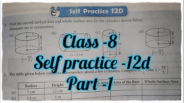 new learning composite mathematics class 8 self practice 12d| schand maths solutions chapter 8ex12d