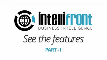 IntelliFront BI: See the Features - Part 1