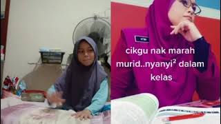 Cikgu marah murid dalam kelas.tiktok Damia