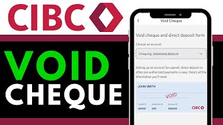 How To Get Void Cheque In CIBC Bank App - Full Guide 2025