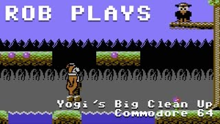 "Yogi's Big Clean Up" (Unreleased) on Commodore 64 - Rob Plays