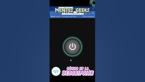 Crea un botón de encendido con efectos increíbles en #HTML y #CSS #informática #webdevelopment