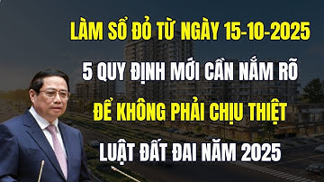 Làm Sổ Đỏ Từ Ngày 15/10/2025: 5 Quy Định Mới Nhất Cần Năm Rõ Để Không Phải Chịu Thiệt