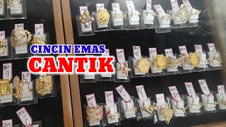 Pemandangan Cincin Emas Cantik || Beautiful Gold Rings ||