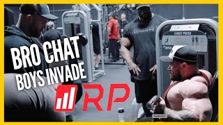 THE BRO CHAT BOYS INVADE THE RP GYM! | Samson Dauda, Seth Feroce, Iain Valliere & Mike Israetel