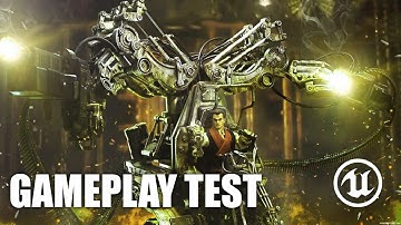 Matrix Revolutions - APU Unit Combat System - Gameplay test 2 - UE4