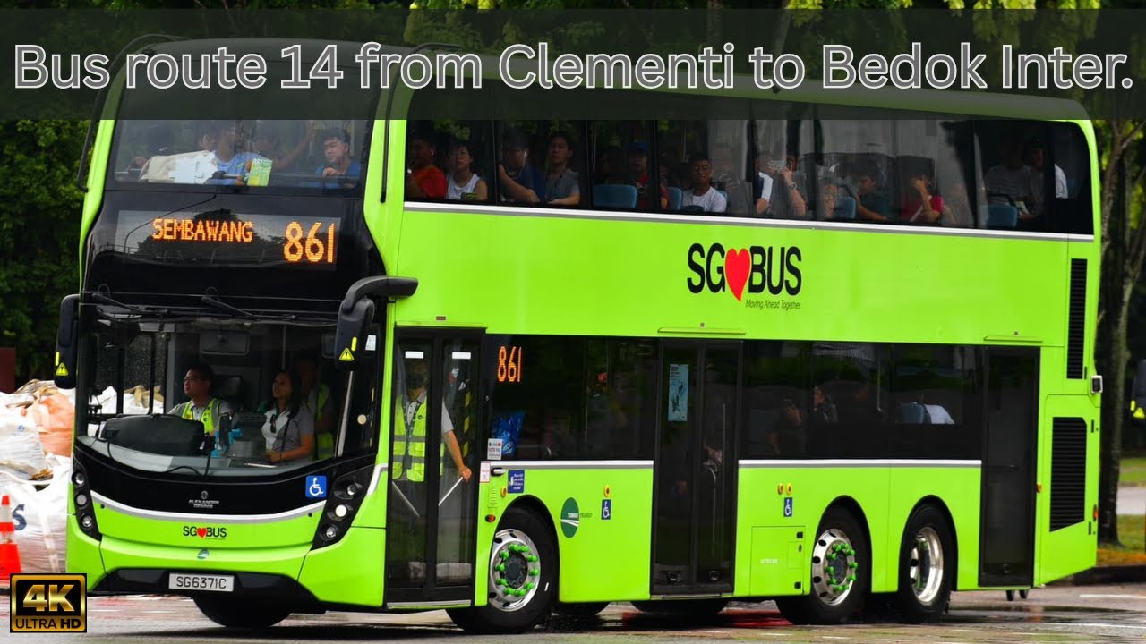 Exploring Singapore by Bus: A Sightseeing Journey on Route 14 from Clementi to Bedok Interchange