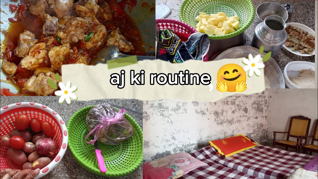 Aj ki routine ||aaj aapke sath aalu chicken 🍗||SPB share karenge||