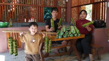 Taste of Homeland: Traditional Banh Tet Wrapping Process of Bình