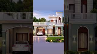 Beautiful design work single story house #shorts #view #architecture  #elevation