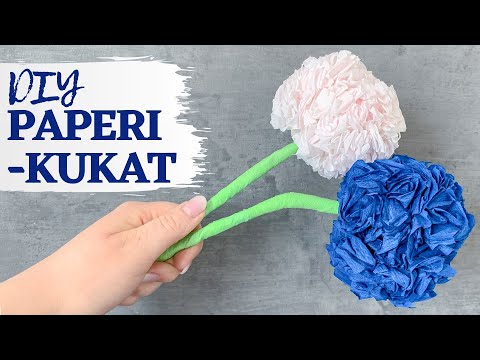 Video: DIY-paperikukat: Luo Ikuinen Kimppu