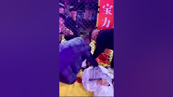 võ sư thái cực Trung Quốc lên đài và cái kết