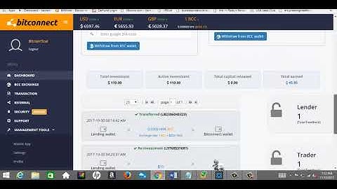 Bitconnect Earning Update Using Compound Interest Formula