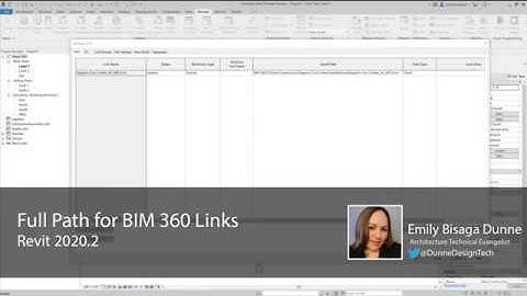 Revit 2020.2: Full Path for BIM 360 Links