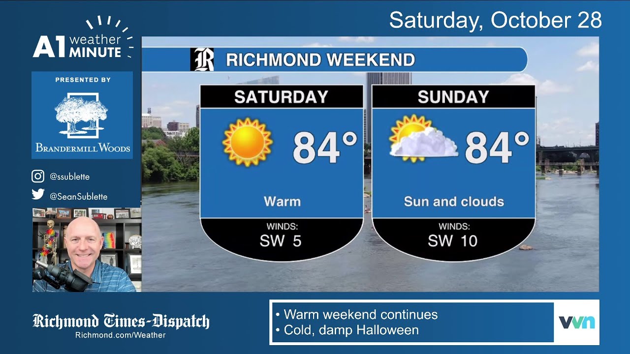 How warm does it get? Weekend Richmond weather video - YouTube