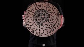 Meinl - 15 Rain Disk Ocean Sound Fibonacci Carving (RDO15F) (Example) | Gongs Unlimited