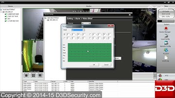 To enable Alert When Video Blind in  D3D Wired CCTV Security System