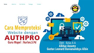Cara Memproteksi Website Dengan Authpro