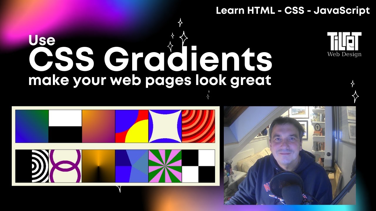 Use CSS Gradients to make your web pages look great. - YouTube