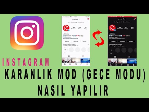 Instagram Karanlık Mod Gece Modu  Nasıl Yapılır İOS